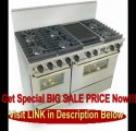 BEST BUY 48 Pro-Style Dual-Fuel LP Gas Range with 6 Sealed Ultra High-Low Burners 3.69 cu. ft. Convection Electric Oven and Double Sided Grill/Griddle Stainless Steel with Brass