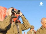 Esercitazioni militari israeliane sulle alture del Golan