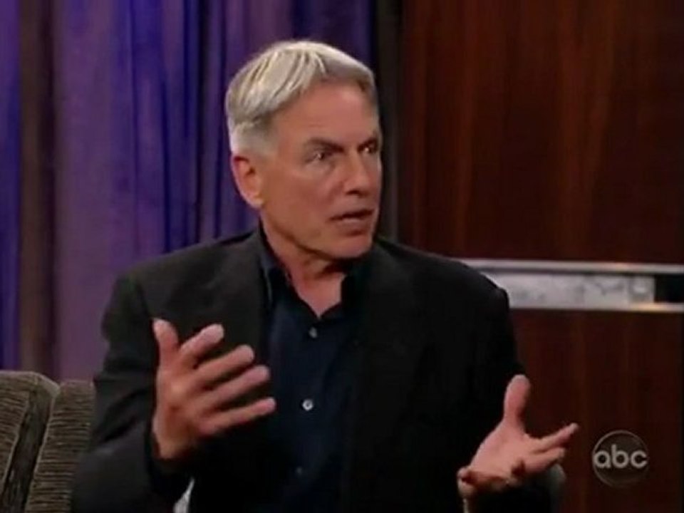 Mark Harmon on Jimmy Kimmel 17 04 2012