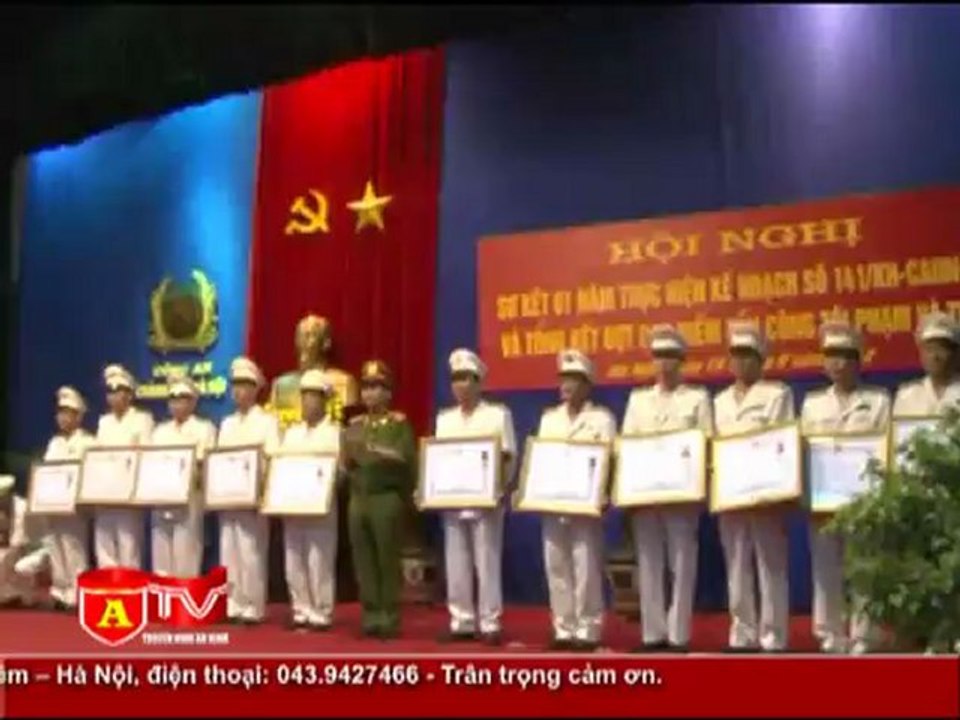 ANTĐ -  Tổng kết đợt cao điểm tấn công tội phạm
