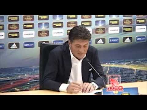 Napoli - Mazzarri e l'Europa League contro l'Aik Solna (live 19.09.12)