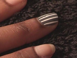 How To Paint Stripes On Your Nails