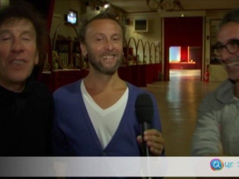 Interviews d'Alain et Pierre Souchon et de Vincent Delerm - Gala pour Alzheimer - Quejadore.com