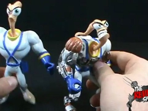 Retro Spot - Playmates Earthworm Jim Battle Damaged Earthworm Jim