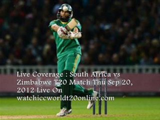 Watch South Africa vs Zimbabwe Live T20 Worldcup Match 20-09-2012