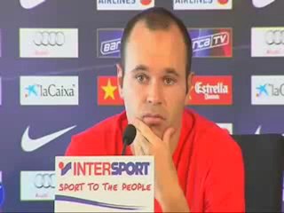 Iniesta: "Mis objetivos personales son los colectivos"