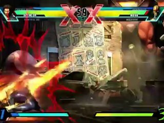 Ultimate Marvel vs. Capcom 3 Comic Con 2011 Phoenix Wright vs Nova Trailer