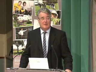 Jean-Paul Delevoye à Centrale Paris pour la conférence inaugurale du cycle des enjeux de la promo 2015