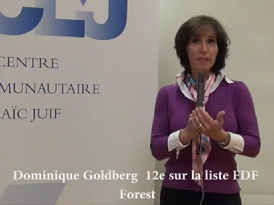 Elections communales 2012 - Dominique Goldberg (FDF)