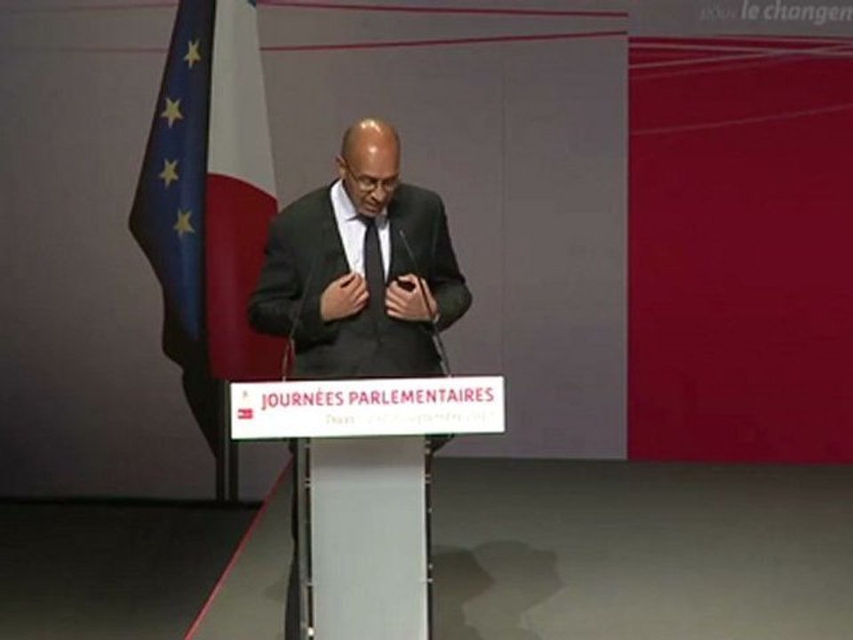 Discours d'Harlem Désir Journées parlementaires de Dijon