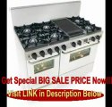 SPECIAL DISCOUNT 48 Pro-Style Dual-Fuel LP Gas Range with 6 Sealed Ultra High-Low Burners 3.69 cu. fers 3.69 cu. ft. Convection Electric Oven Self-Cleaning and Double Sided Grill/Griddle