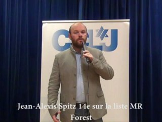 Elections communales 2012 - Jean-Alexis Spitz (MR)