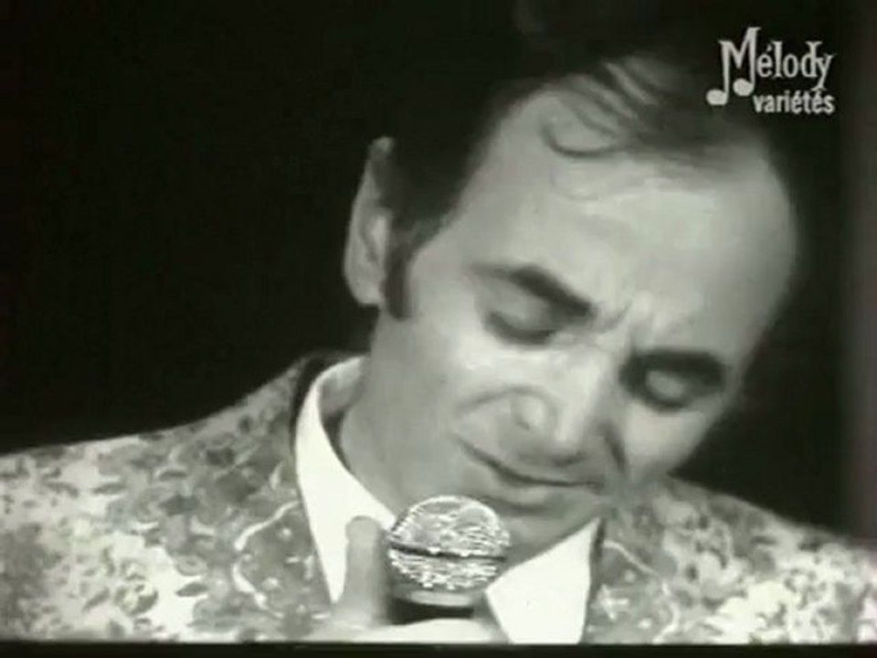 --Charles Aznavour -( 72-n&b)-- "" Non, je n"ai rien oublié....""