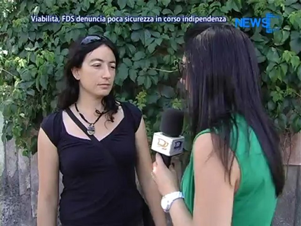 Viabilità, FDS Denuncia Poca Sicurezza In Corso Indipendenza - News D1 Television TV