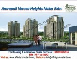 Amrapali Verona Heights @09999684955 New Apartments Project Noida Extension