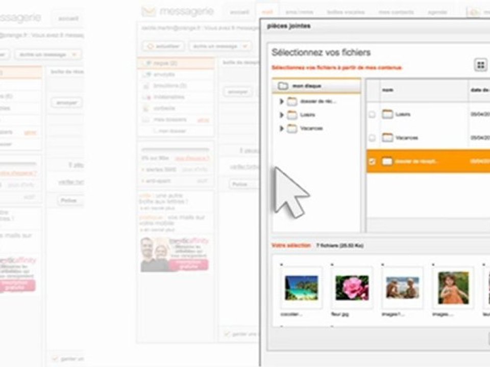 Messagerie Orange : comment gérer vos pièces jointes