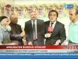 Ankara Atatürk Kültür Merkezi'nde Burdur Günleri'nde röportaj yapılıyor.