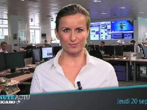 La minute Actu : Jeudi 20 septembre 2012