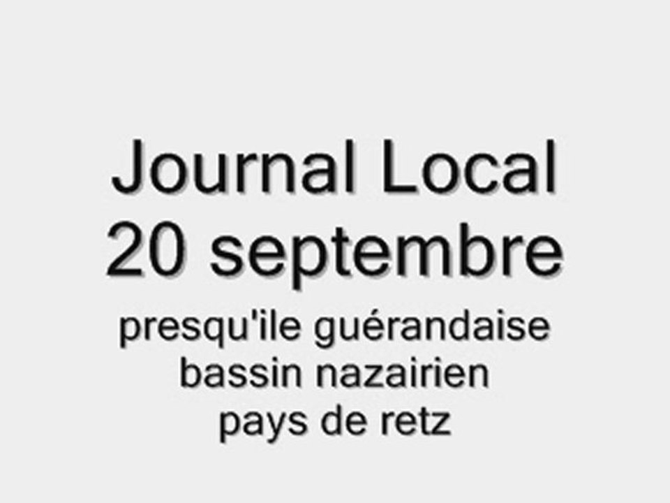 journal 20 septembre