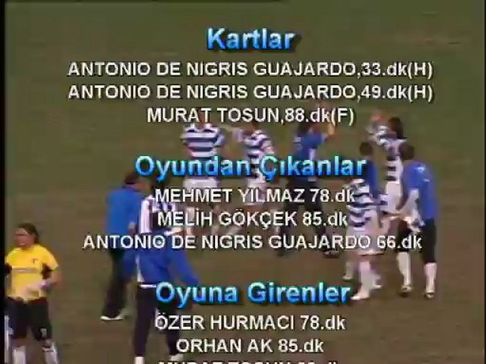 GENÇLERBİRLİĞİ-ANKARASPOR 2007-2008 SEZONU 27. HAFTA