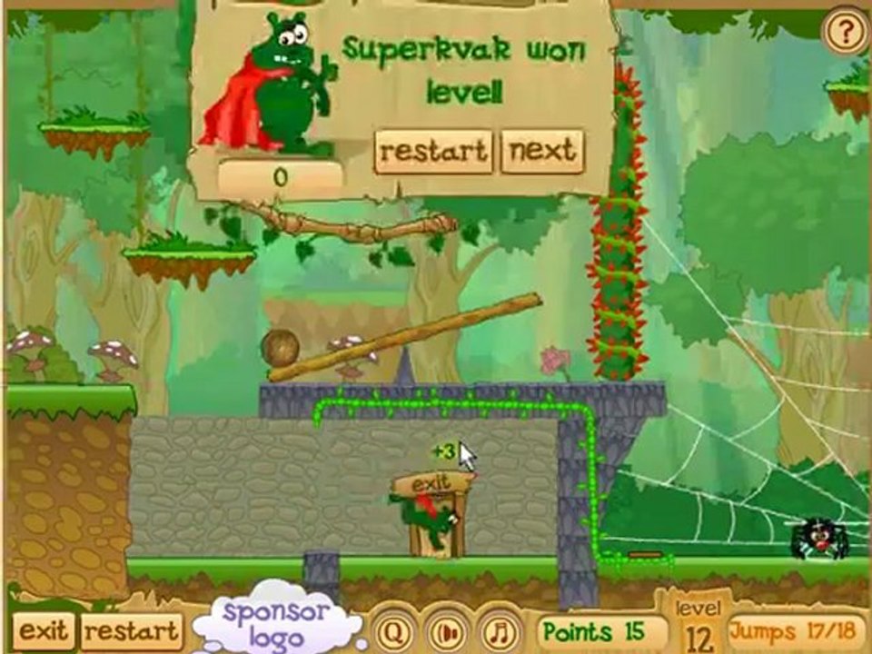 Super Kvak Walkthrough - Levels 1-15