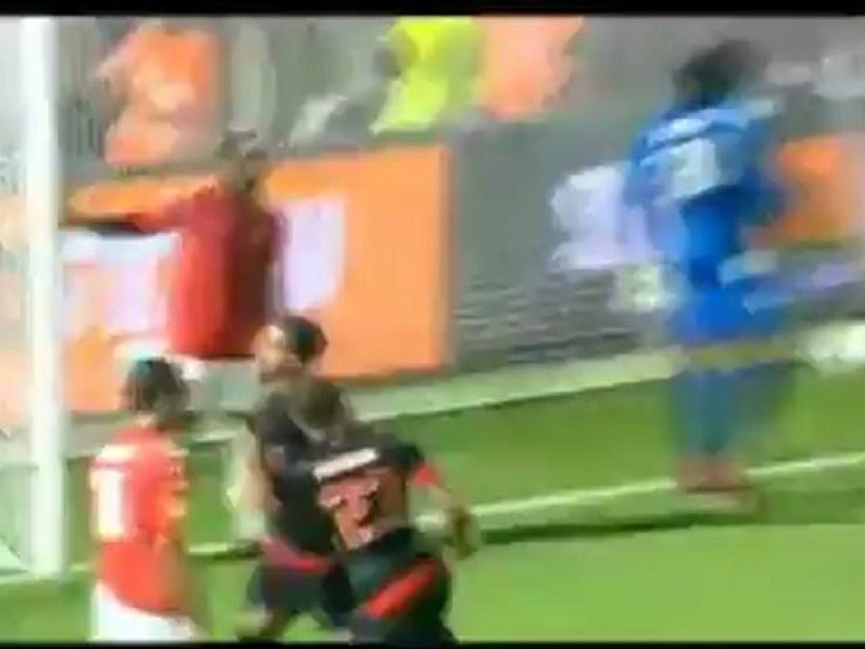 Gol de Raúl García (Atlético) vs Hapoel (0-3)