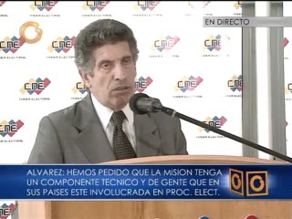 Acompañantes de Unasur resaltan "confiabilidad" del sistema electoral