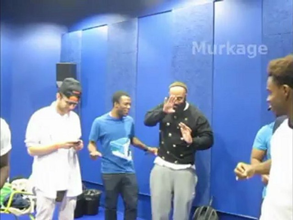 Impro de Murkage avant de monter sur scène - 20/09/12 Paloma (Nîmes)