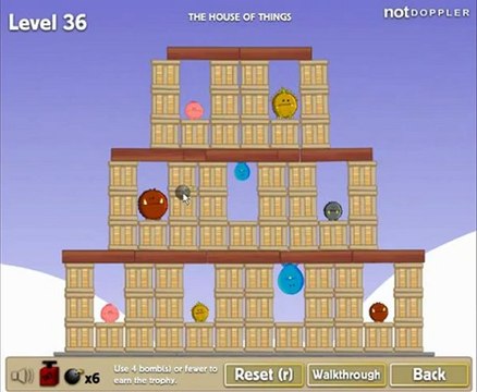 Blow Things Up 2 Walkthrough - All Trophies - Levels 24-42 (and Bonus Level)