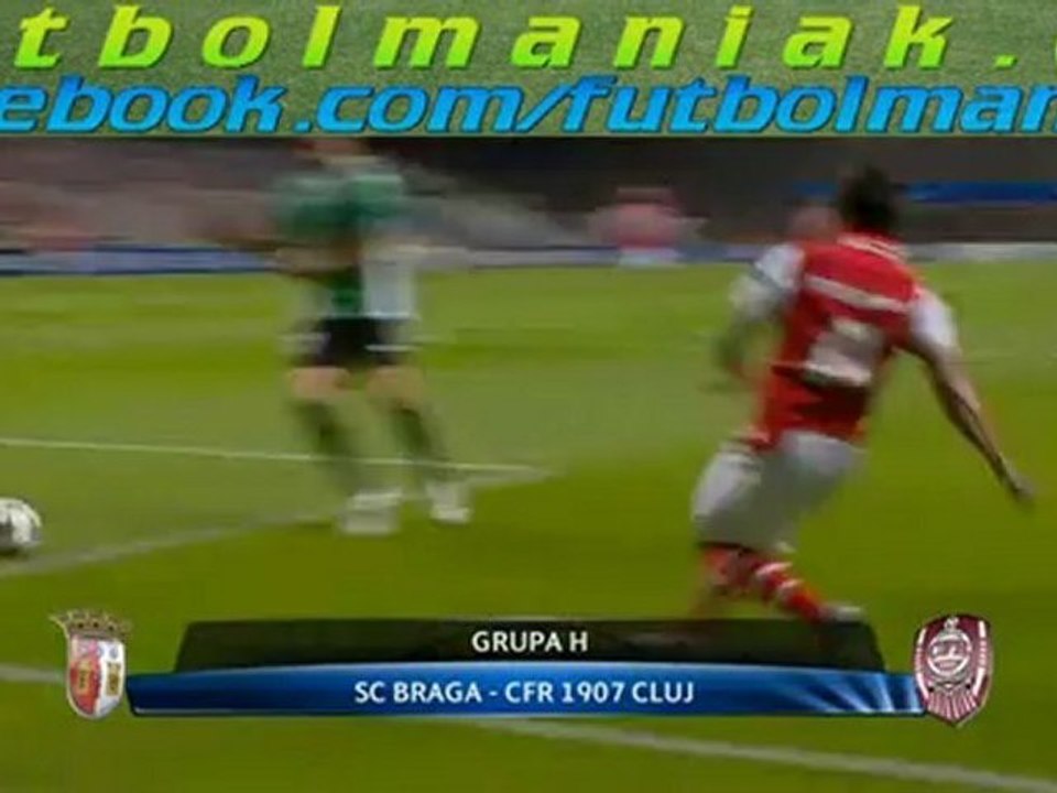 Braga 0-2 Cluj FutbolManiak.eu