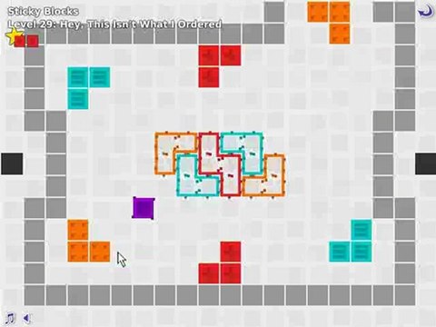Sticky Blocks Walkthrough - Levels 1-35 - All Stars