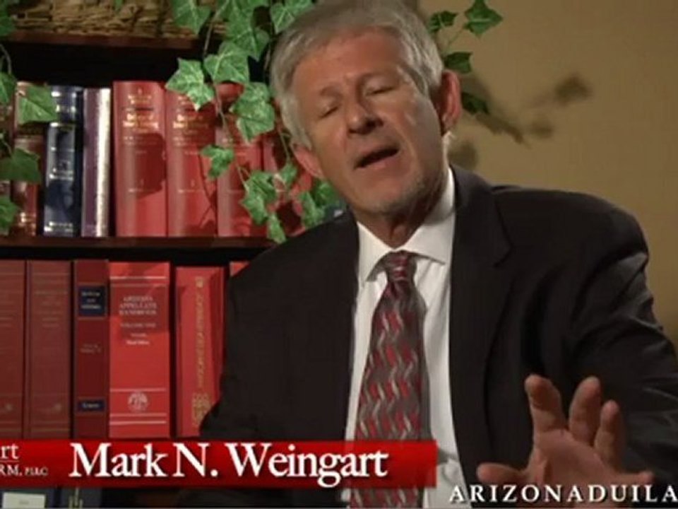 Drivers License Suspension - Phoenix DUI Lawyer Mark Weingart