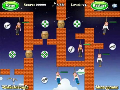 Gibbets 2 Level Pack Walkthrough - Levels 31-53 - All Perfect, Hard Difficulty