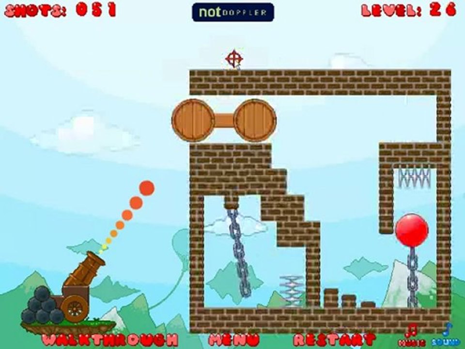 KaBoomz Walkthrough - Levels 1-30 - 53 Shots