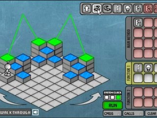 LightBot 2 Walkthrough - Levels 1-12 (Basics & Recursion), Minimal Commands