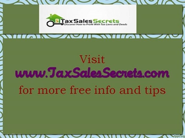 How to Invest in Tax Liens