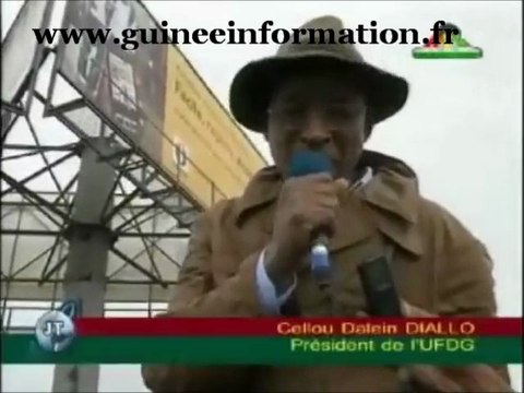 JT RTG DU 20.09.2012. Alpha Condé rencontre l'armée; la manifestation du Collectif, et de l'ADP a eu lieu