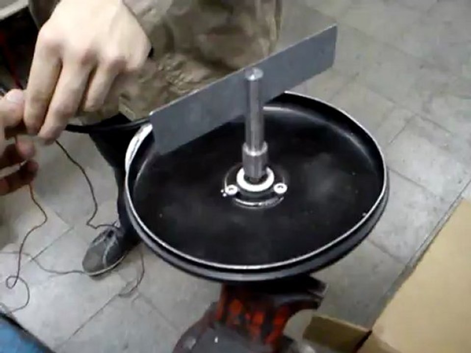Panela com haste giratoria