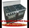 BEST PRICE 48 Pro-Style Natural Gas Range with 6 Sealed Ultra High-Low Burners 2.92 cu. ft. Convection Ovens Manual Clean Broiler Ovens and Double Sided Grill/Griddle