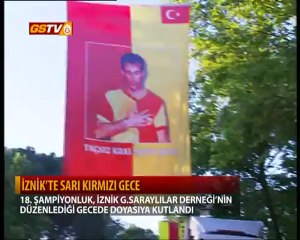 KUTLAMA | İznik'te Sarı Kırmızı Gece!