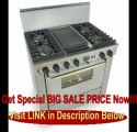 SPECIAL DISCOUNT 36 Pro-Style Dual-Fuel Natural Gas Range with 4 Sealed Ultra High-Low Burners 3.69 cu. ft. Convection Oven Self-Cleaning and Double Sided Grill/Griddle Stainless Steel with