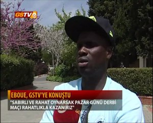Emmanuel Eboue : "Konsantre ve Sakin Olmamız Gerekiyor"