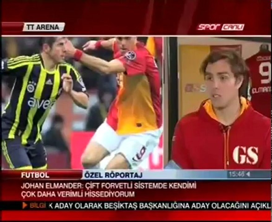 FUTBOL | Johan Elmander Özel Açıklamalarda Bulundu.