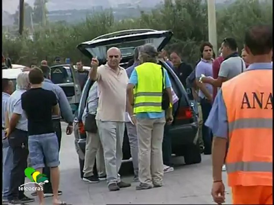 Ruoppolo Teleacras - Incidente mortale, risse, incendio