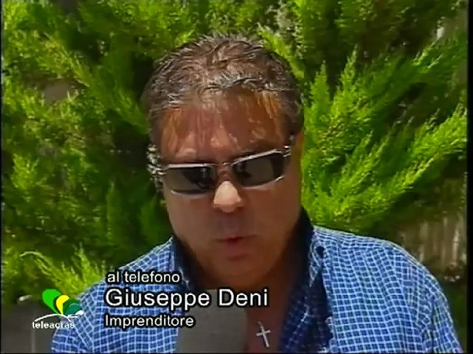 Ruoppolo Teleacras - Deni prima dell' arresto