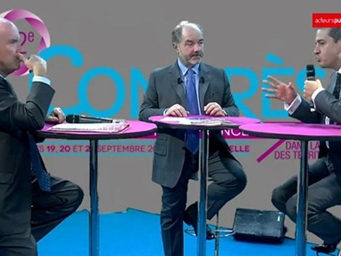 82e congrès de l'ADF : Dominique Bussereau, Président du conseil général de la Charente-Maritime et André Viola, Président du conseil général de l'Aude