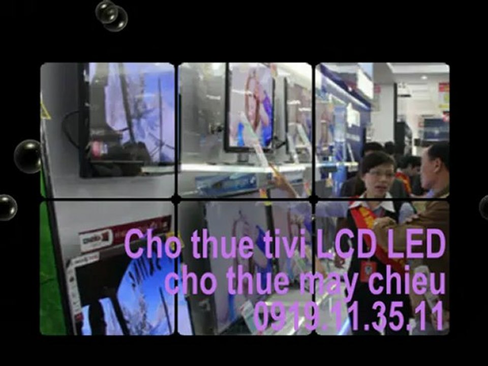 cho thue tivi LED cho thue may chieu 0919.11.35.11