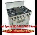 BEST PRICE 36 Pro-Style Dual-Fuel Range with 4 Open Burners Vari-Flame Simmer on Front Burners 3.69 cu. ft. Convection Oven and Double Sided Grill/Griddle Stainless Steel with Brass