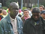 Diapo sonore : les ouvriers de PSA marchent vers l'Elysée (20 septembre 2012)
