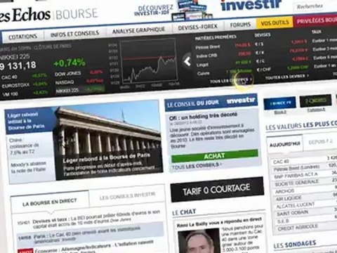 Les Echos et Investir s'unissent et créent Les Echos Bourse - Investir